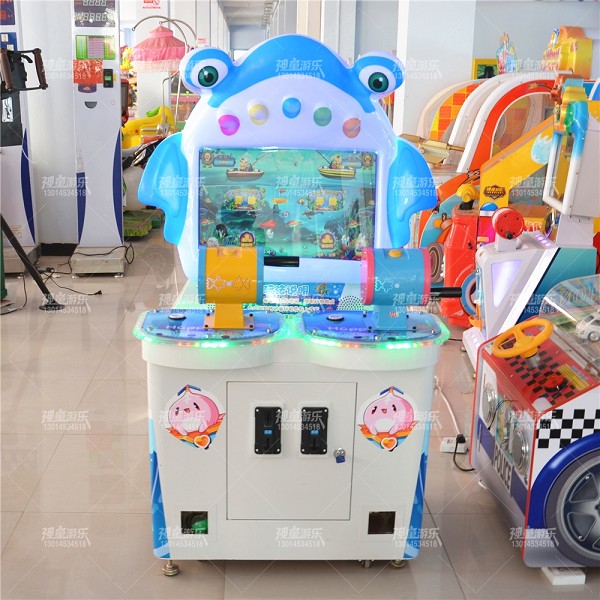 儿童乐园设备双人钓鱼机