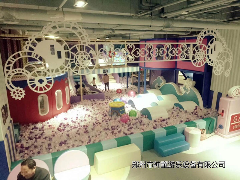 马卡龙色系主题乐园